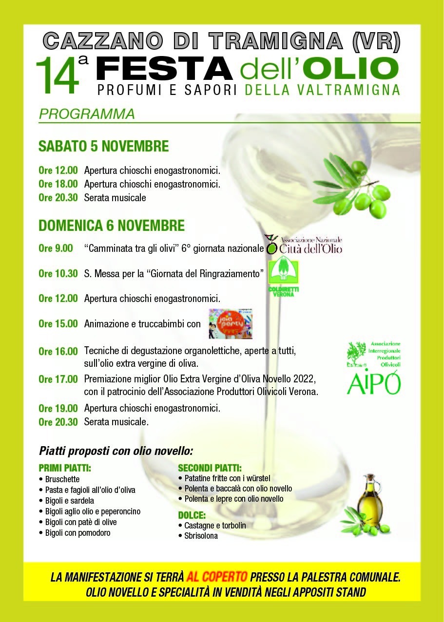 Programma Festa dellOlio